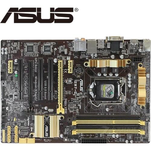 Asus Z87-C Desktop Motherboard Z87 Socket LGA 1150 i3 i5 i7 DDR3 32G ATX UEFI BIOS Original Used Mainboard Hot Sale