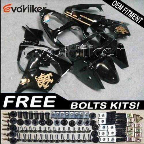 Motorcycle Fairing for ZX9R 1998 1999 black ZX 9R 98 99 ABS plastic panels kit Injection mold