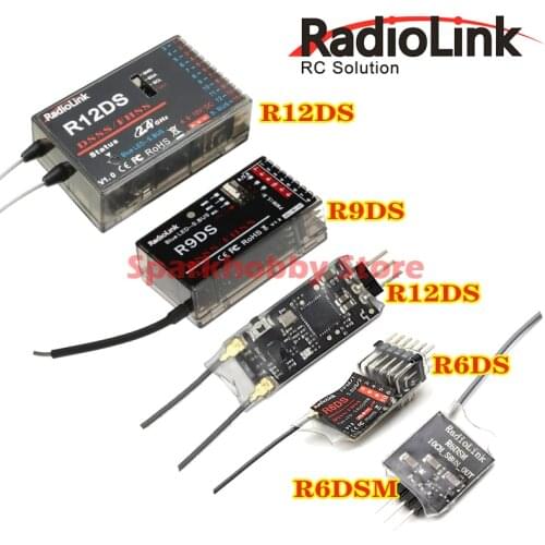 RadioLink Original de radioenlace receptor R6DS R6DSM R9DS R12DS R12DSM byme D controlador de vuelo