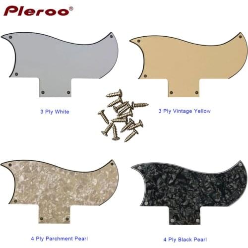 Pleroo Custom Guitar Parts - For US 5 Screw Holes soporte Epi G400 PRO Electric Guitar Pickguard Scratch Plate