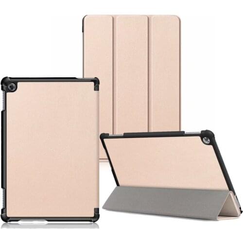 Luxury Slim Folio Stand PU Cover Case For Huawei Mediapad M5 Lite 10.1 BAH2-W19 BAH2-L09/W09 Flip Skin 100PCS/Lot