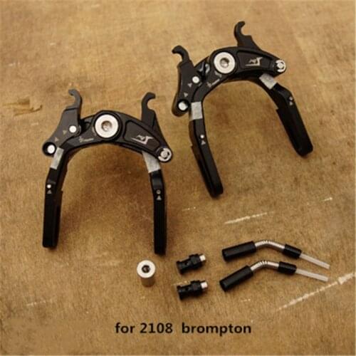 Folding bicycle front and rear brake clamps for brompton bike 2017 and 2018 brompton bike brake clamp