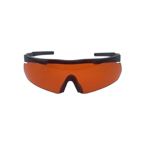 Impact and fog resistant tactical protective eyepiece 1064nm 532nm laser radiation proof helmet military fan glasses