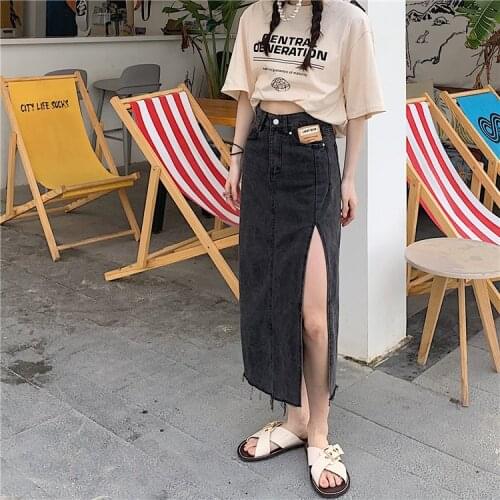 Женские юбки джинсовые Vodiu China At AliExpress