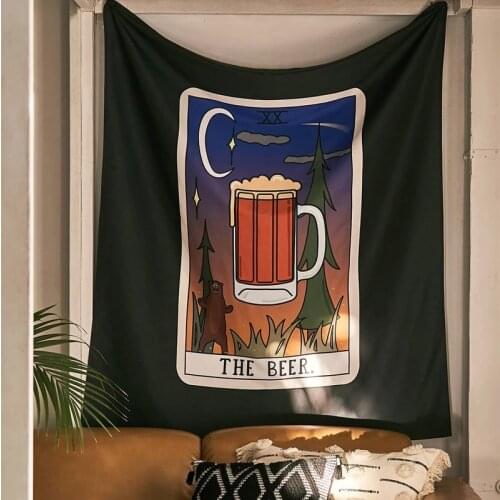 Personality Pink Torat Wall Tapestry Women Pink Black Hippie Boho Decor Tapestry Wall Hanging Anchor Backdrop Wall Carpet Cloth