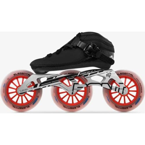 2019 Original Bont Luna Speed Inline Skates Heatmoldable CarbonFiber Boot 3*90/100/110mm 6061 Elemental Wheel Skating Patines