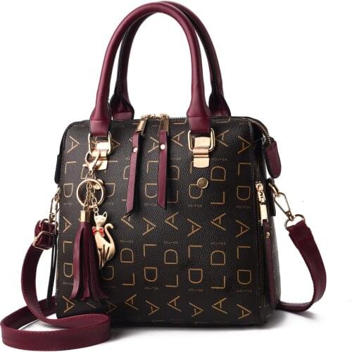 2020 New Tassel Designers Fashion Women PU Leather Bag Large Capacity Shoulder Bags Casual Tote Handbags Sac A Messenger Bag