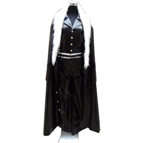 2016 Anime One Piece P.O.PDX NEO Sir.Crocodile Luffy Gecko.Moria cosplay costume Faux Leather