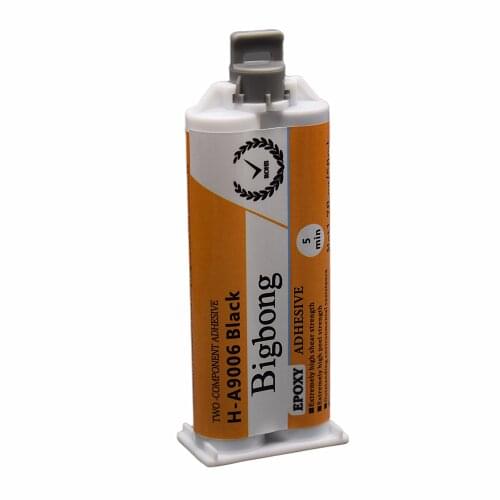 50ml Black AB Glues 1:1 Epoxy Adhesives Glue Two-Component Resin Strong Adhesive for 50ml 1:1 Glue Gun Manual Caulking Gun Tools