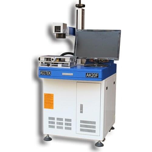 Acctek fast speed high precision Fiber Engraving Machine AK20F