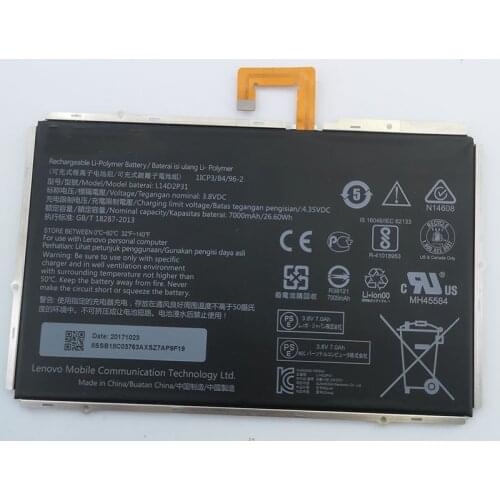 L14D2P31 7000mAh Battery For Lenovo Tab 2 TAB2 A10-70F A10-70L A10-70LC TB2 X30L TB2-X30F TB2-X30M