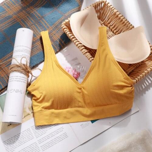 Seamless Bra For Women BH Wrapped Chest Bracelet Hanging Inner Clothing All-Match Ladies Underwear