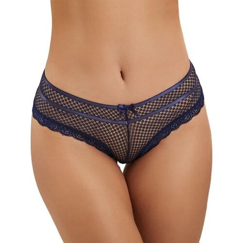 Comeondear Tanga Femme Sexy Lace Panties Mesh Underpant Hollow Out Thong Female Seamless G-string Underwear Lingerie P5180