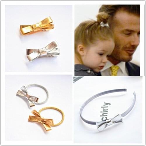 Baby Girls Headband Hair band hair rope Leather Bow Knot Head Bandage Kids Toddlers Head Wrap Hair Band Infant Accessories