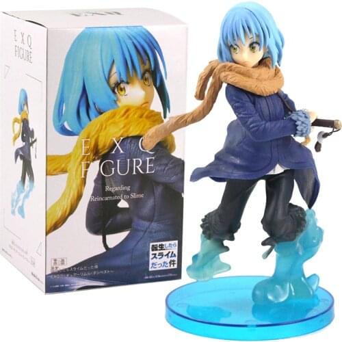 20cm Anime That Time I Got Reincarnated as a Slime Rimuru Tempest EXQ PVC Figure Toy Brinquedos figure Model Doll Gift for kids