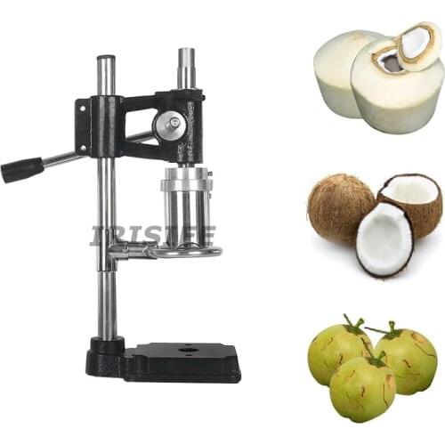 Stainless Steel Commercial Green Coconut Shell Opening Machine Manual Capping Machine