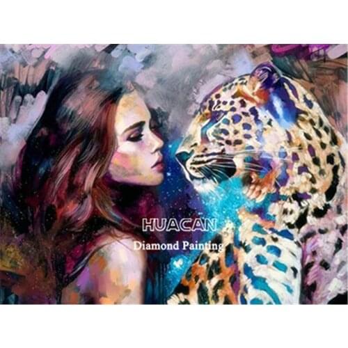 Beauty Wolf Animal DIY 11CT Embroidery Cross Stitch Kits Needlework Craft Set Printed Canvas Cotton Thread Home Design