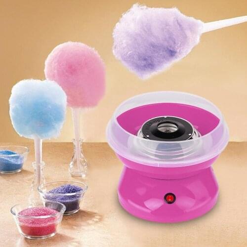 Mini Electric Cotton Candy Maker Marshmallow DIY Machine Portable Household Cotton Sugar Making Device Children Snack Maker