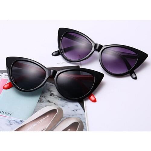 1PC Cat Eye Sunglasses Explosions Retro Personality Men women Sunglasses Glasses Eyewear Driver Car Accessories Dropship