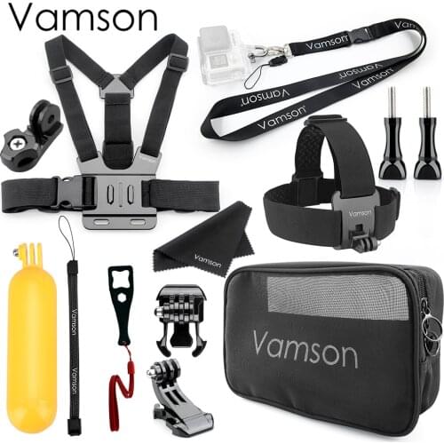 Vamson for gopro Hero 7 6 5 4 Accessory set Storage Bagfor DJI OSMO Action Camera for Xiaomi Yi4K for SJ VS17