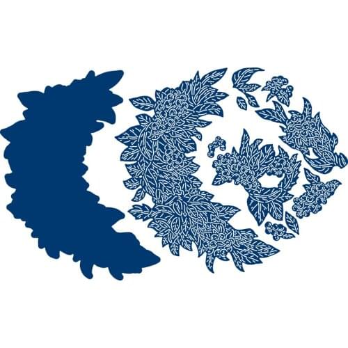 New 2021 Holiday Crescent Die Cutting Dies Scrapbook Diary Decoration Stencil Embossing Template DIY Greeting Card Handmade