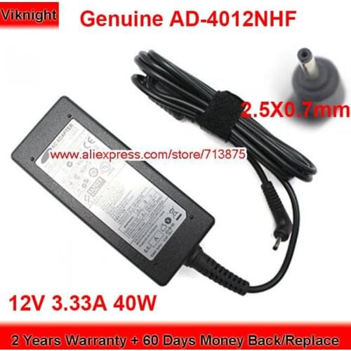 Genuine A12-040N1A 40W Charger AD-4012NHF 12V 3.33A AC Adapter for Samsung XE500T1C-HA2US XE303C12-A01UK XE700T1C-A02AU