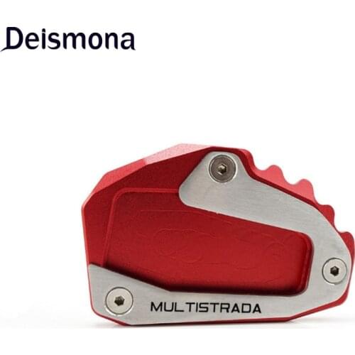 Motorcycle Kickstand Foot Side Stand Extension Pad Support Plate Enlarge For DUCATI Multistrada 1200 1260 1200S 1200GT 950 1260