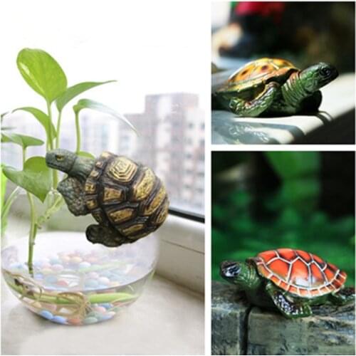 Resin Family Frog Figurines Garden Decoration Outdoor Tortoise Turtle Animal Figurines Welcome Art Yard Ornament