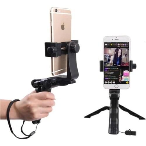 Portable Selfie Extendable Handheld Self-portrait Holder Monopod Stick For Cell Phone Tripod Stand Holder for Live Show Selfie