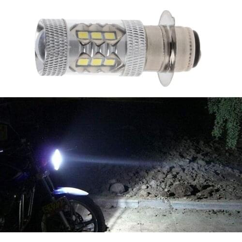 PX15D H6 80W 6500K 16 LED White Headlight Fog Light Driving Bulb Lamp For Motorcycle Bicycle Bike