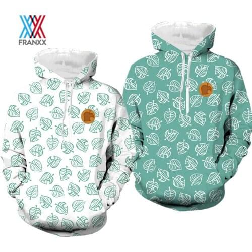 FRANXX Animal Hoodies Sweatshirts Cosplay Costume Game 3D Printed Hooded Cross Sweater Men Pullover Top Clothing Women Coat