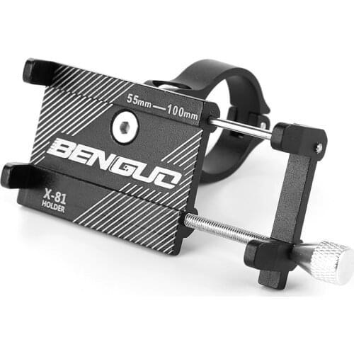 Aluminum Alloy Bicycle Bike Phone Holder Bicycle Cell Phone Mount Handlebar Holder for iPhone Universal Phone Handlebar Holder