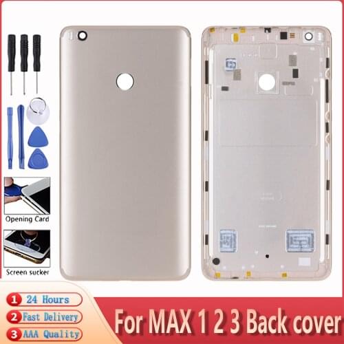 For Xiaomi Mi MAX 1 2 3 Back Battery Cover Rear Housing Holder For Xiaomi Mi MAX 1 2 3 Battery Cover and Lens Replacement Parts