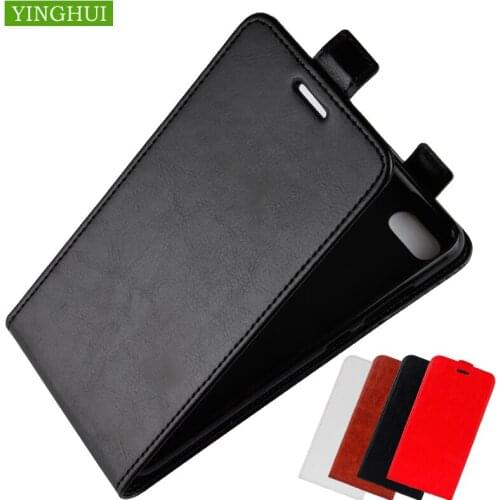 Protective Case For Wiko Harry 2 Retro Leather + Silicone Magnetic Vertical Flip Case For Wiko Harry 2 Cover Phone Bag case