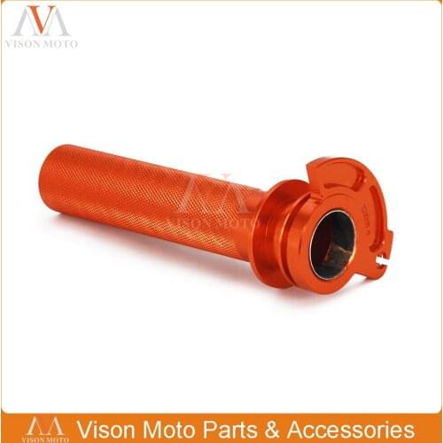 Billet 7/8" 22MM Throttle Clamp Twist Tube Grip For KTM SX85 04-17 SX XCW EXC 125 150 200 250 300 04-16 FREERIDE250R 14-17