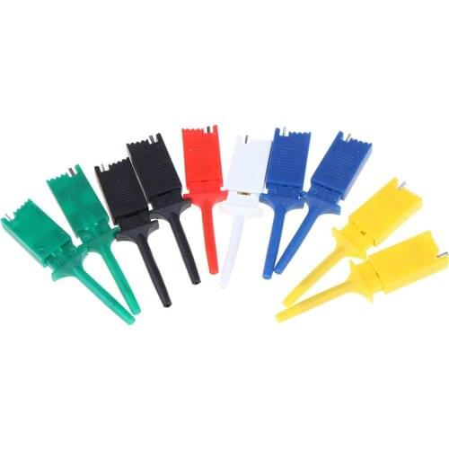 10ps Test Hooks Clips For Logic Analyzers Logic Test Clip Flattening Test Flat Hook Connection Dropshipping