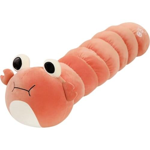 1pc long Caterpillars Plush Kids Toys Soft Plush Hold Pillow or Doll For Children Peluche Cushion New Gifts for Kids Funny Toys