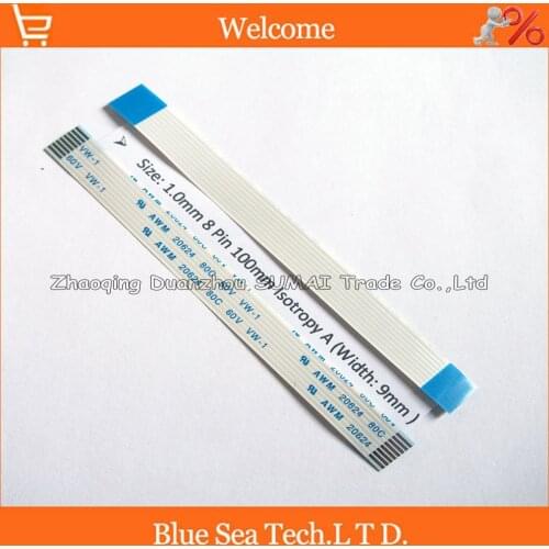 8Pin FFC/FPC Flexible Flat Cable 1.0mm pitch 8 pin 100mm Isotropy A or Anisotropy B cable,20624.welcome custom-made Order