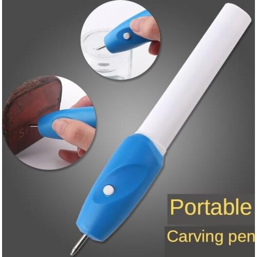 DIY Electric Mini Engraving Pen Machine Metal Chisel Mark Plastic Glass Corrosion Engraving Tool Automatic Engraving Pen Use AA