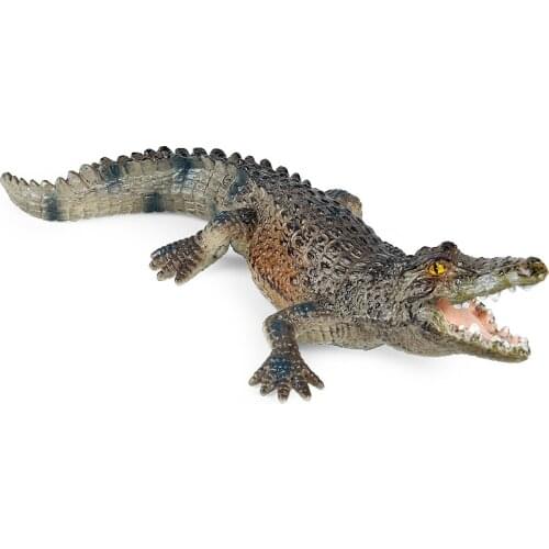 Crocodile Figure Collectible Toys Wild Animal Action Figures Kids Animal Solid Static Model Toys