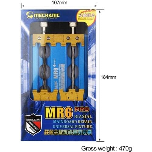 MECHANIC Double-Bearings MR6 PRO PCB Holder Precision Fixture For Motherboard Integrated IC Chip Remove Glue Clamp
