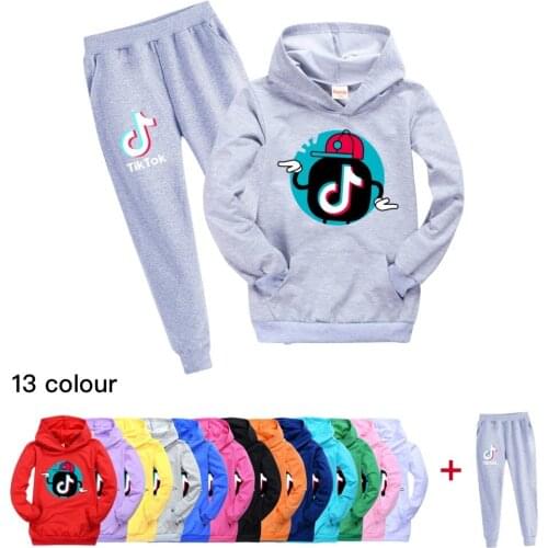 Fashion Clothes for Kids Costume Boys Girls Cotton Sweatshirt Hoodies Tops Pants Pullover Tracksuit