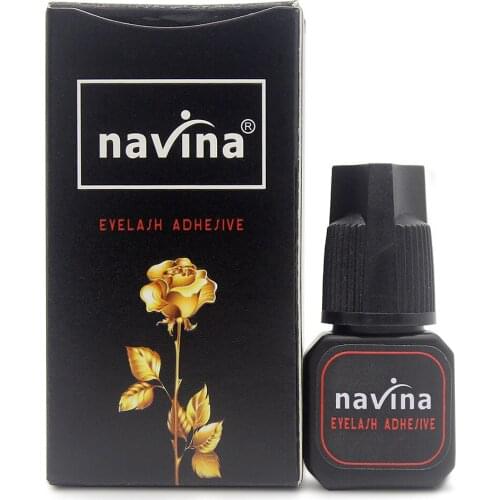 Navina 10pcs/Lot 5g Professional Eyelash Glue Eyelashes Extension Adhesive Faux Mink Eye Lashes False Cilia Makeup Black G