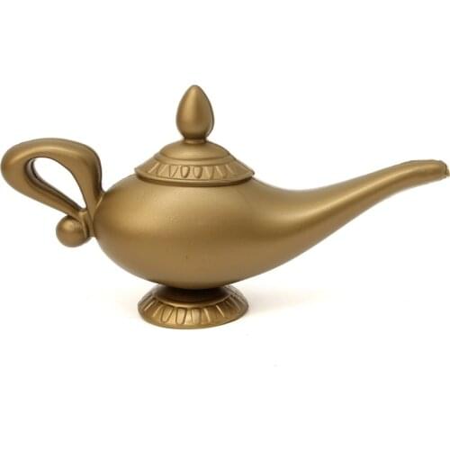 Plastic Cosplay Magic Halloween Christmas Panto Arabian for Aladdin Genie Lamp Fancy Dress Prop For Children Home Decorations