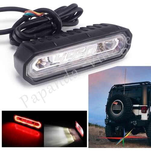 1.75-2" Roll Bar LED Chase Light UTV/ATV Turn Signal Brake Running Tail Light For Polaris RZR Can-Am X3 Kawasaki Mule 600 series