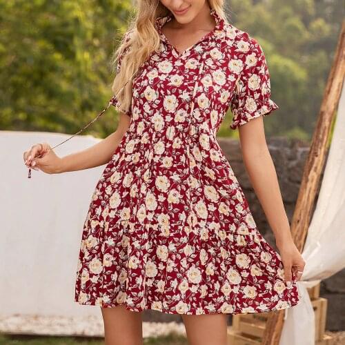Shuangfuxiang Short Summer Dresses