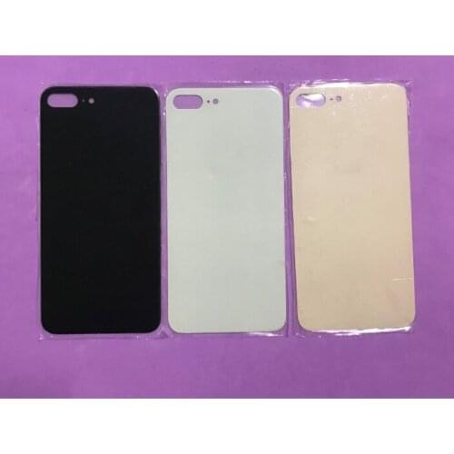 50PCS With Wide Bigger Camera Hole Back Battery Glass Cover For iPhone X XR XS / XS MAX 8 Plus 8G Rear Housing Door Replacement