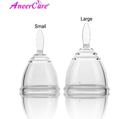 20 pcs/lot Menstrual Cup medical Grade Silicone Coletor Menstrual Cups Feminine Hygiene Product Health Care Supplies