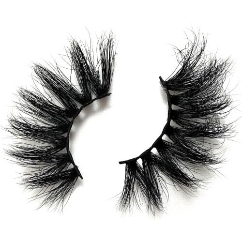 30 Pairs 25mm Mink Lashes Wholesale Bluk Dramatic Long Natural Eyelashes Thick Resuable Lashes Makeup False Mink Eyelashes GS505