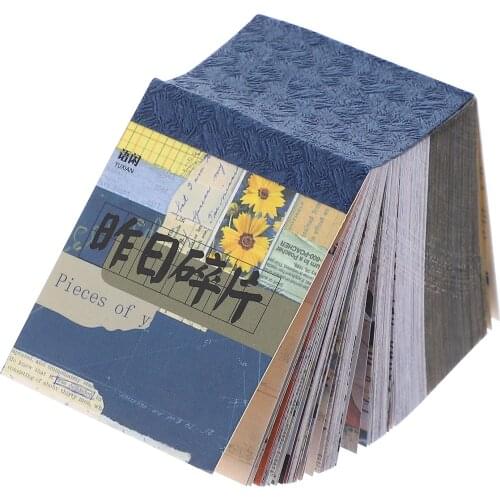 400 Sheet/book Vintage Collage Scrapbook Material Retro Journaling Special Paper